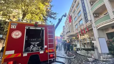 Termal'de Otelde Yangın Çıktı