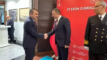 Zonguldak'ta 29 Ekim Cumhuriyet Bayramı Tebrikat Töreni Düzenlendi