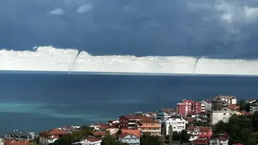 Zonguldak'ta Denizde Hortum Görüntülendi
