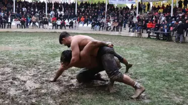 Uzundere'de Karakucak Güreşleri: Mustafa Sessiz Şampiyon