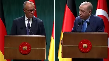 Almanya Başbakanı'nın sözleri Cumhurbaşkanı Erdoğan'ı kızdırdı: Bunu görmüyor musun?