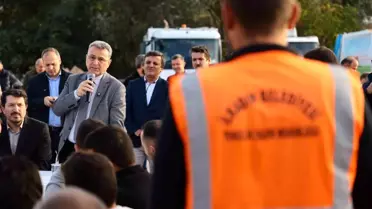 Başkan Kurnaz'dan Temizlik Personeline Destek Ziyareti