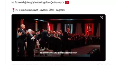 Emine Erdoğan'dan 29 Ekim Özel Programı'na ilişkin paylaşım