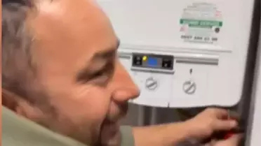 Çöken binada hayatını kaybeden babadan geriye bu görüntüler kaldı