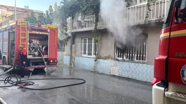 Denizli'de Ev Yangını Kontrol Altına Alındı