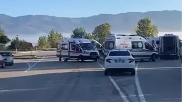 Tokat'ta Midibüs Kazası: 10 Yaralı