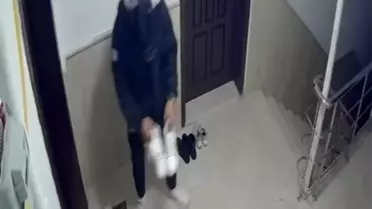 Ankara'da Kurye Ayakkabı Çaldı