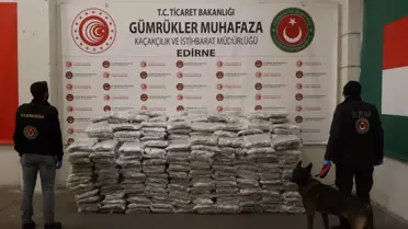 Gümrükte 525 Kilogram Esrar Ele Geçirildi