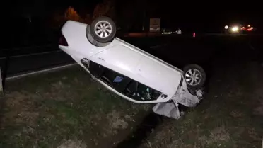 Kastamonu'da Otomobil Takla Attı: 2 Yaralı