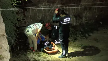 Rus Turist İnşaat Çukuruna Düştü