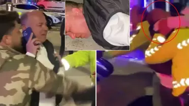 Polisi dövmeye çalışan şahsın sonu: Gardaş tamam