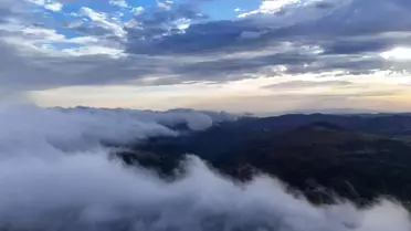 Dürtmen Dağı'nda Sis Manzarası