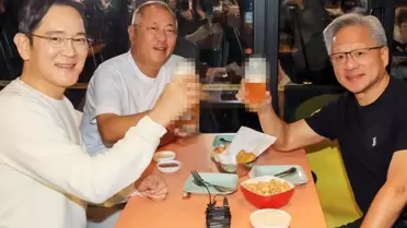 Samsung, Hyundai ve Nvidia'nın CEO'ları aynı masada