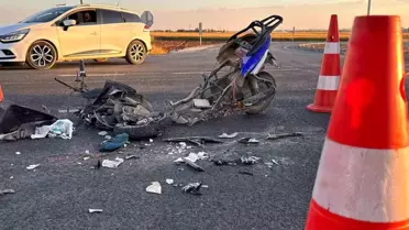 Suruç'ta Kaza: Kamyon ile Elektrikli Bisiklet Çarpıştı