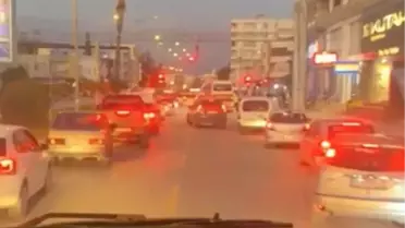 Osmaniye'de Sürücülerden Itfaiye Aracına Örnek Davranış