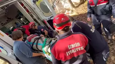 İzmir'de Kuyays Düşen 80 Yaşındaki Adam Kurtarıldı