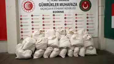 Gümrükte 525 Kilogram Esrar Ele Geçirildi