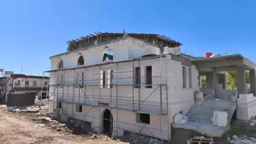 Adıyaman'da Cami İnşaatında Göçük