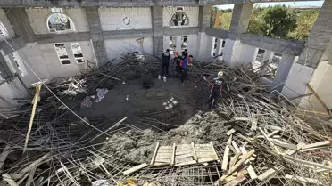 Adıyaman'da Camide Göçük: 6 Kişi Kurtarıldı