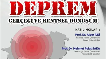 Aydın'da Deprem Gerçeği ve Kentsel Dönüşüm Konferansı Düzenleniyor