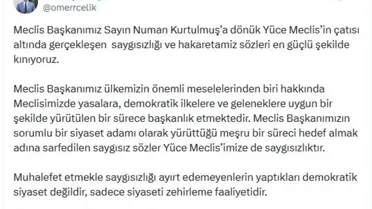 Çelik'ten Meclis'e Saygısızlığa Tepki