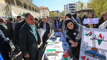 Bingöl'de Gazze İçin Hayır Çarşısı