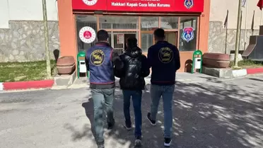 Hakkari'de 8 Yıl 9 Ay Hapis Cezalı Hükümlü Yakalandı