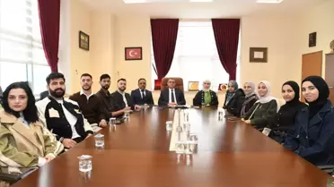 Rektör Karahocagil, Filistinli Öğrencilerle Buluştu