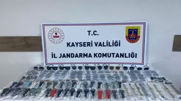 Kayseri'de Kaçak Saat ve Gözlük Operasyonu