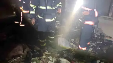 Kızıltepe'de Yangın: 2 Kişi Dumandan Etkilendi