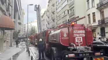 Şişli'de Yangın Çıktı