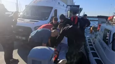 Kuşadası'nda Yaralıya Sahil Güvenlik Kurtardı