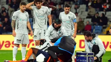 Başakşehir-Kocaelispor Maçında Yaralı Futbolcu