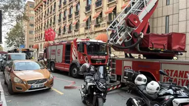 Şişli'de Isı Yalıtımı Yangını Panic Yarattı