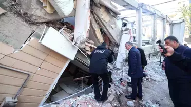 300 metre yarıçapındaki tüm binalarda ve zeminde detaylı ölçümler yapılıyor