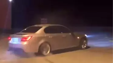 Artvin'de Drift Yapan Sürücüye Ceza