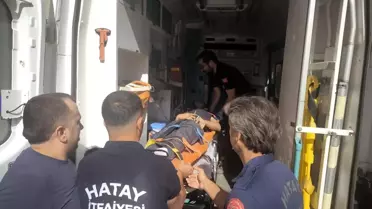 Hatay'da Asansör Kazasında Yaralanan Vatandaş İtfaiye Tarafından Kurtarıldı