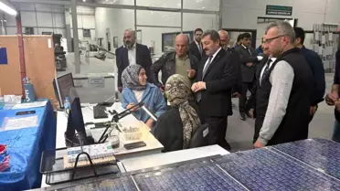 Vali Tavlı, Bafra'da OSB ve İhracat Firmalarını Ziyaret Etti