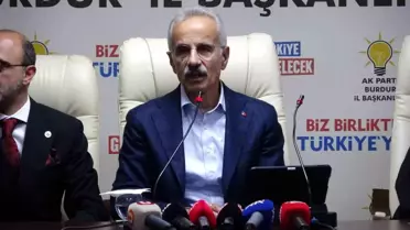 Bakan Uraloğlu Burdur'da Hizmetleri Anlattı