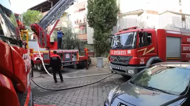 Pamukkale'de Yangın: 2 Kişi Hastaneye Kaldırıldı