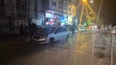 Beton Dubaya Çarpan Sürücü Yaralandı