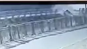 Adana'da Araç Sulama Kanalına Uçtu