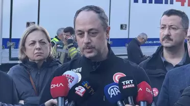 Gebze'de Apartman Çöktü, Tedbirler Alınıyor