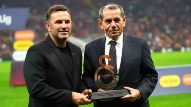 Okan Buruk'a 100. Galibiyet Plaketi