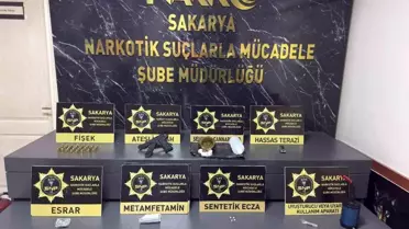 Sakarya'da Uyuşturucu Operasyonu: 3 Gözaltı