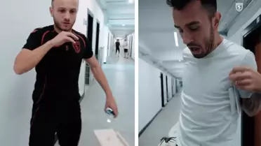 Yok böyle şaka! Samsunsporlu oyuncular kutuyu açtıkları anda hayatlarının şokunu yaşadılar