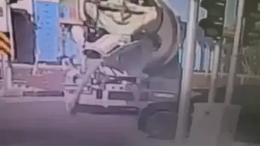 Beton Döken Mikser Sürücüsüne Cezası