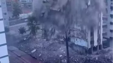 Diyarbakır'da Yıkılan Bina