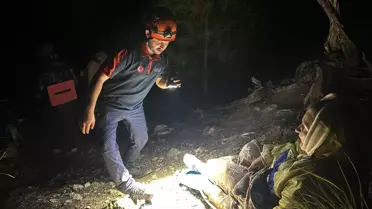 Mahsur Kalan Turist Kurtarıldı