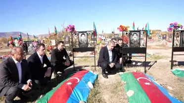 BBP Genel Başkanı Destici, Ağdam'da şehitliği ziyaret etti